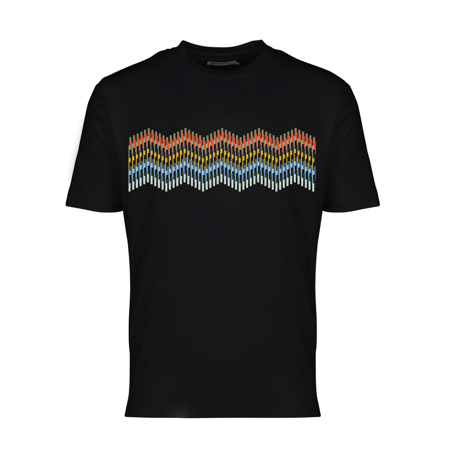 Moda Bandidos Line Zig Bar T-Shirt - Black